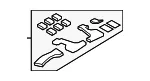 Instrument Panel Spacer - Mazda (grf555180) - view 3