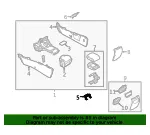 Console Bracket - Mazda (grf56441x) - view 4