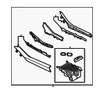 Console Assembly - Mazda (grf56443y3a) - view 3
