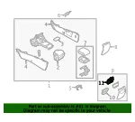 Console Air Vent - Mazda (grf56493002) - view 4