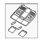 Overhead Console - Mazda (grf869970a02) - view 3