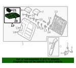 Armrest Assembly - Mazda (grv2883b039) - view 4