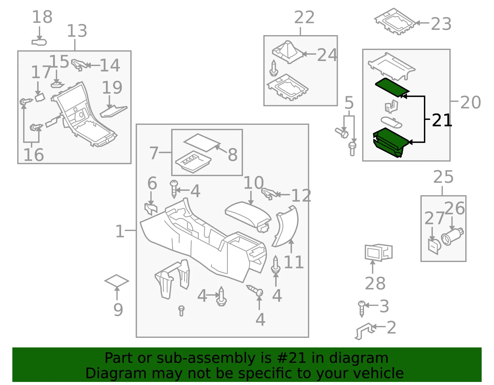 Cup Holder - Mazda (gs3l6439xj02) - view 2