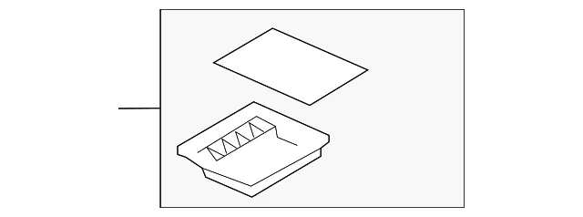 Console Compartment - Mazda (gs3l6450xa)