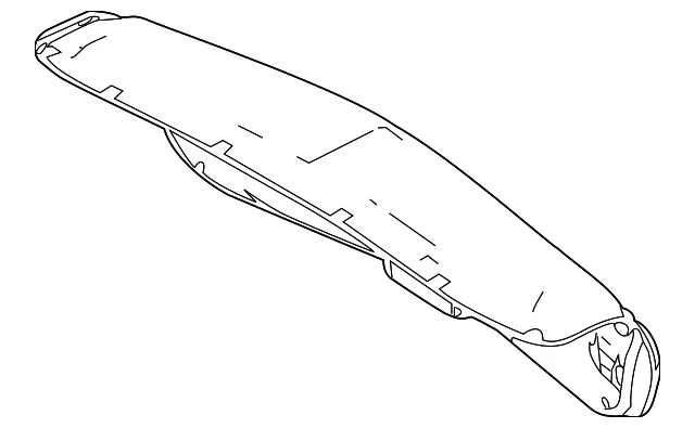 Trunk Lid Trim - Mazda (gs3l688w1b)