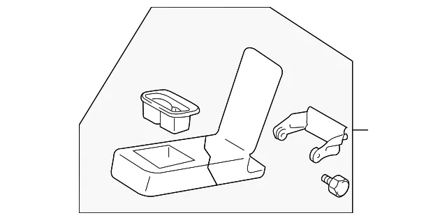 Armrest Assembly - Mazda (gs3l883b0b74)