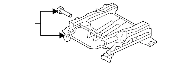 Seat Adjuster - Mazda (gs3l88h50a)