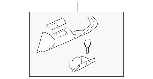 Knee Bolster - Mazda (gs3m64280h02)