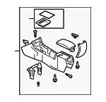 Console Assembly - Mazda (gs3m64420k30) - view 3