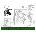 Console Panel - Mazda (gs3p64340g02) - view 4