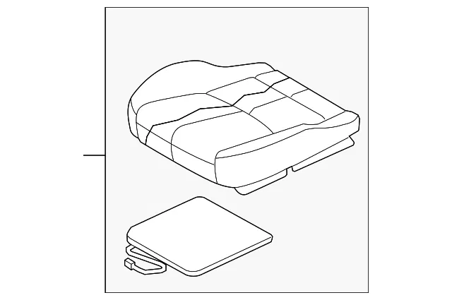 Seat Cushion Foam - Mazda (gs3r8816x74)