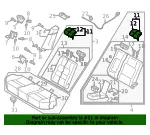 Headrest - Mazda (gs3t88240a02) - view 4