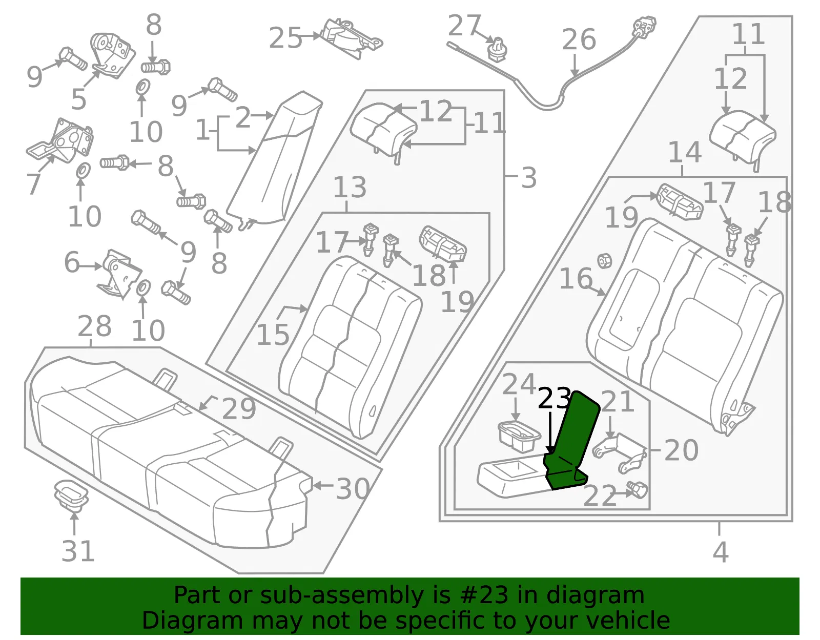 Armrest Cover - Mazda (gs3t883b1a74) - view 2