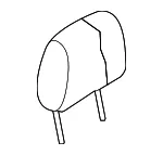 Headrest - Mazda (gs4m88140a02) - view 3