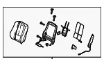 Seat Back Assembly - Mazda (gs4m88180a02) - view 3