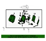 Seat Back Assembly - Mazda (gs4m88180a02) - view 4