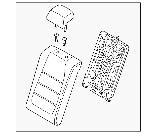 Seat Back Assembly - Mazda (gsv25740039)