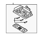 Overhead Console - Mazda (h44969970b03) - view 3