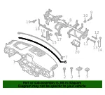Instrument Panel Insulator - Mazda (k12355162) - view 4