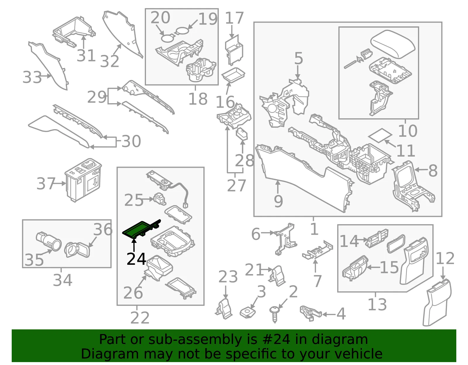 Console Panel - Mazda (k12364449) - view 2