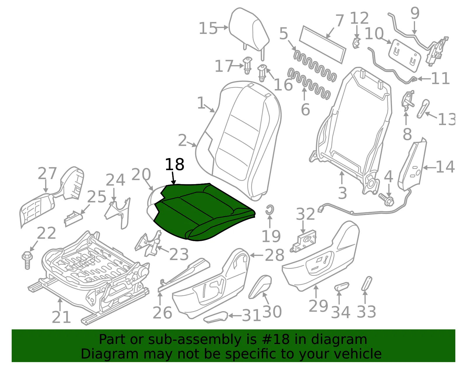 Cushion Cover - Mazda (ka0h8822134) - view 2
