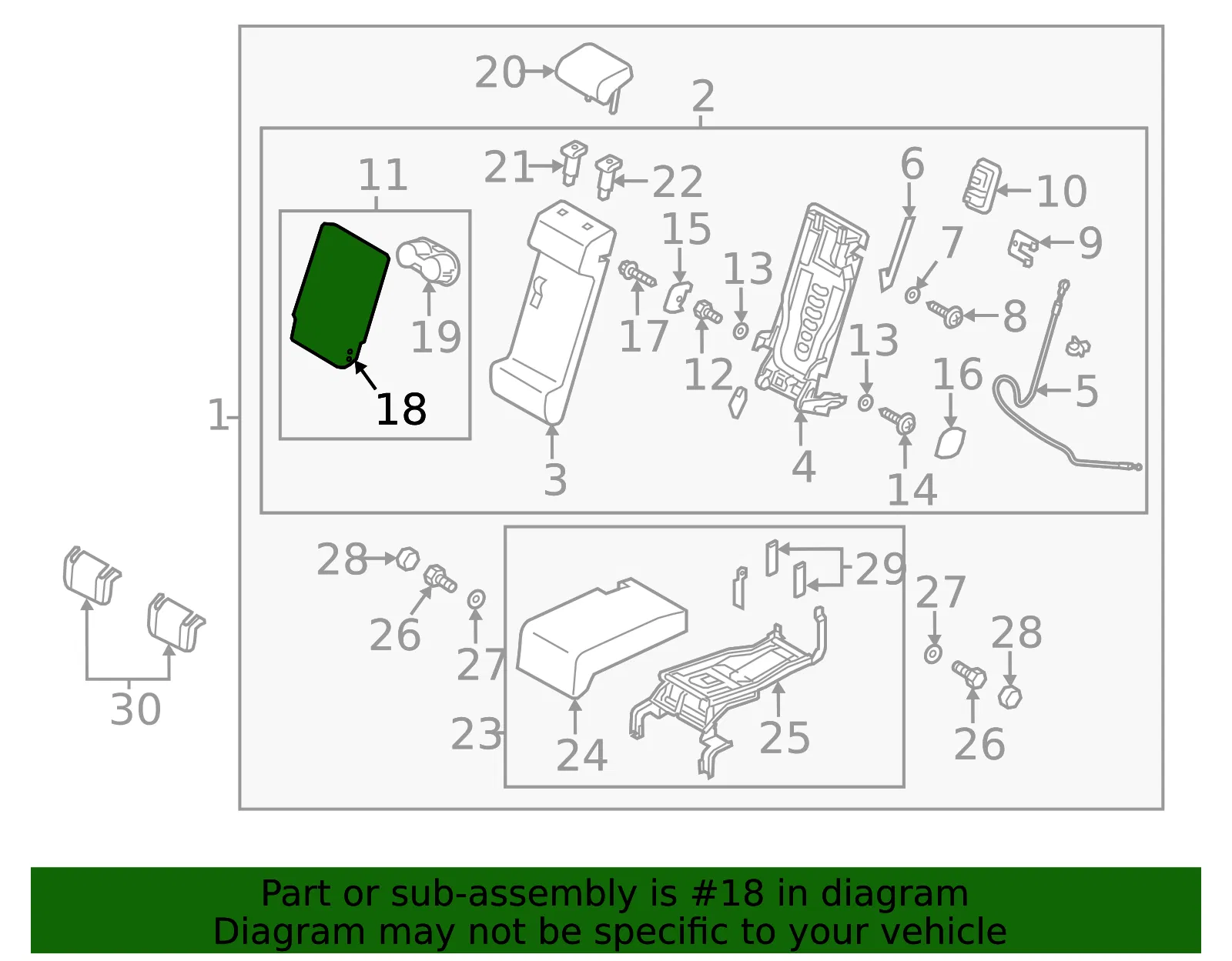 Armrest Cover - Mazda (ka0h882b102) - view 2