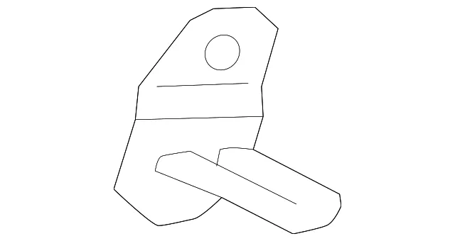 Folding Seat Lock Striker - Mazda (kb7w57510)