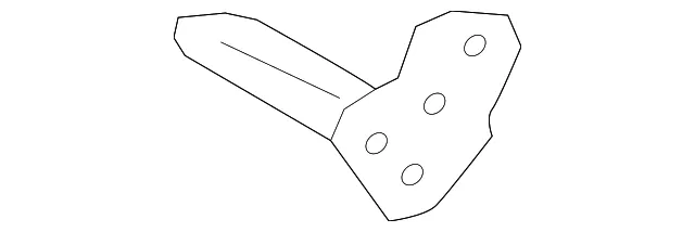 Folding Seat Lock Striker - Mazda (kb7w57520)