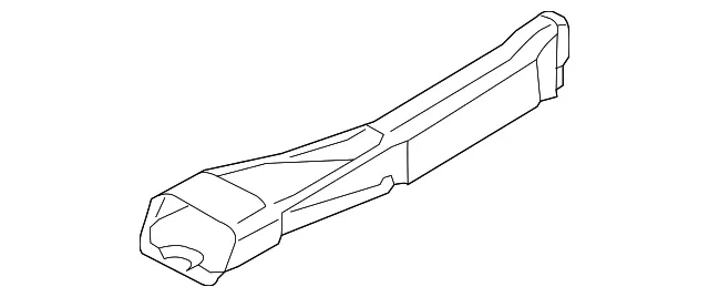 Instrument Panel Air Duct - Mazda (kb7w618a2)