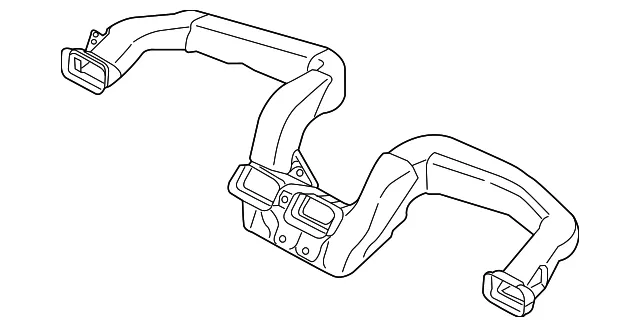 Instrument Panel Air Duct - Mazda (kb7w6494y)