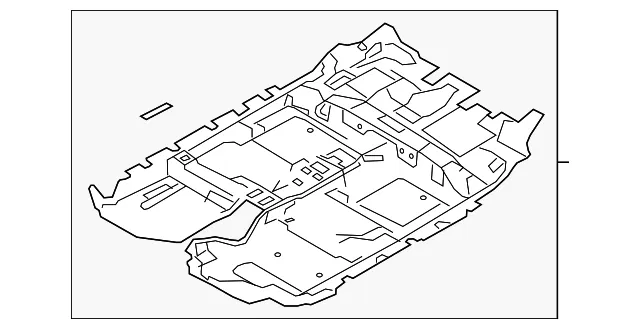 Floor Carpet - Mazda (kb7w68670b03)