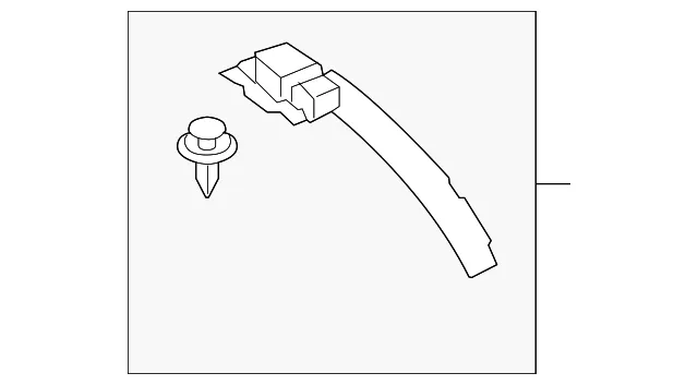 Lift-Gate Trim - Mazda (kb7w68950)