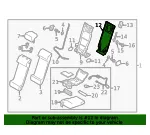 Seat Back Panel - Mazda (kb7w88542) - view 4