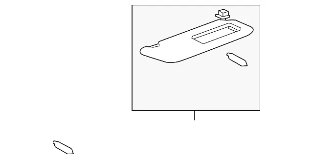 Sun Visor - Mazda (kb8c69270a06)