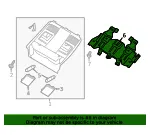 Console Bracket - Mazda (kb8c6998xa) - view 4