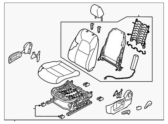 Seat Assembly - Mazda (kb8d57150e2a)