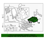 Cushion Cover - Mazda (kb8d882012a) - view 4