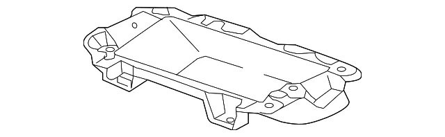 Instrument Panel Bezel - Mazda (kb8e55225a)