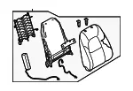 Seat Back Assembly - Mazda (kb8e57450d03) - view 3