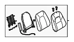 Seat Back Assembly - Mazda (kb8e8813002) - view 3