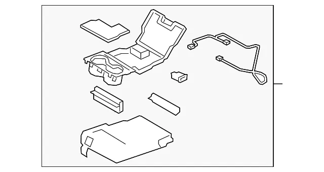 Seat Armrest - Mazda (kb8e882b002)