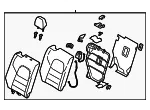 Seat Back Assembly - Mazda (kd1d57400c39) - view 3