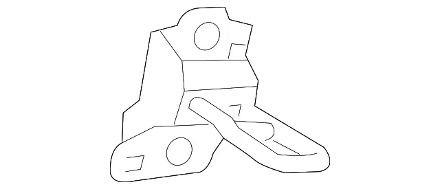 Folding Seat Lock Striker - Mazda (kd4557510)