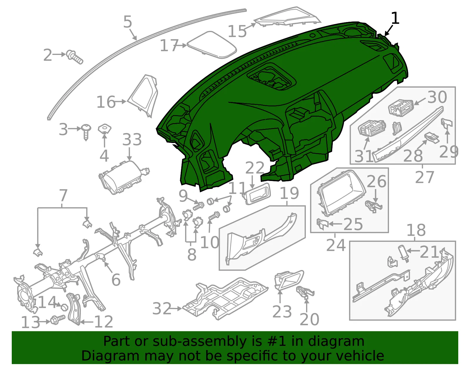 Instrument Panel - Mazda (kd4560400j02) - view 2