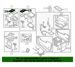 Console Trim Panel - Mazda (kd4564360a) - view 4