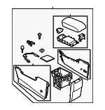 Center Console - Mazda (kd4564420a34) - view 3