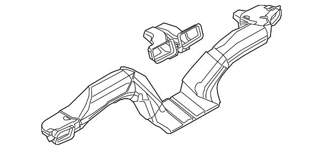 Instrument Panel Air Duct - Mazda (kd456494y)