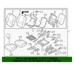 Headrest Guide - Mazda (kd45881g815) - view 4