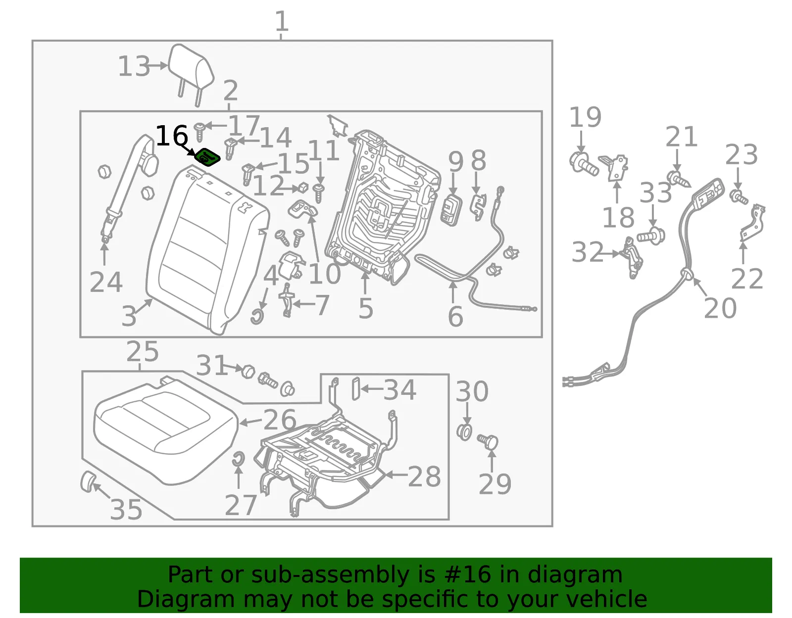 Seat Belt Guide - Mazda (kd458842734) - view 2