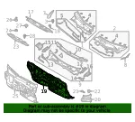 Lower Dash Panel - Mazda (kd5353400a) - view 4